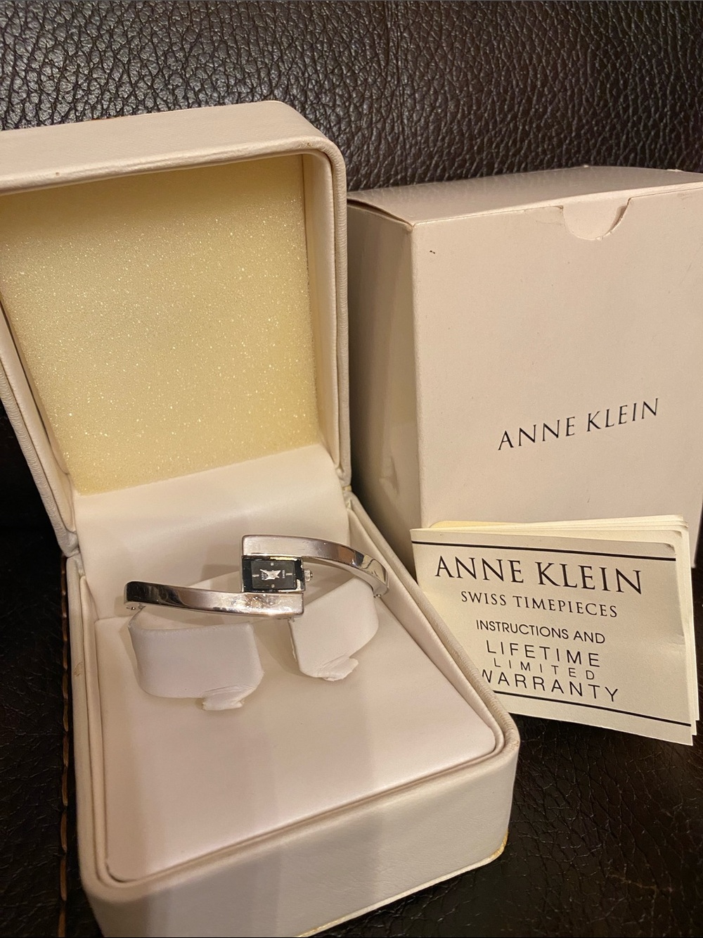 Anne Klein 12/6886 Swiss Lightning Bangle Watch in Original Packaging